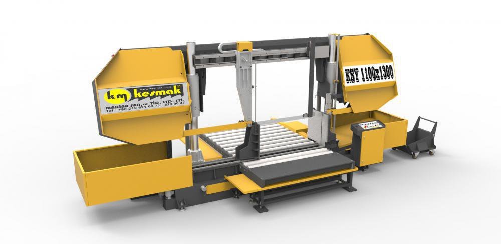 Yarı Otomatik Düz Kesim Sütunlu KSY 1100x1300