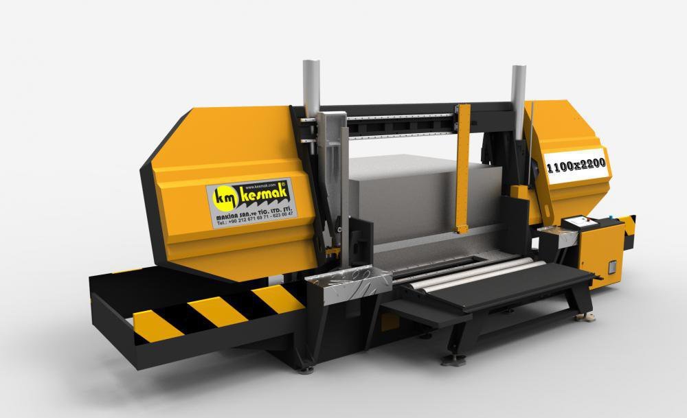 Yarı Otomatik Düz Kesim Sütunlu KSY 1100x2200