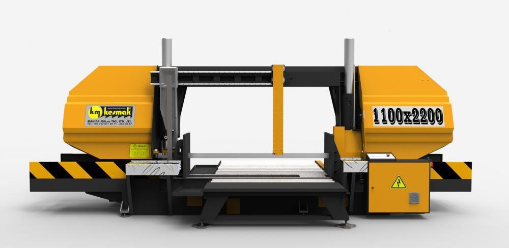 Yarı Otomatik Düz Kesim Sütunlu KSY 1100x2200