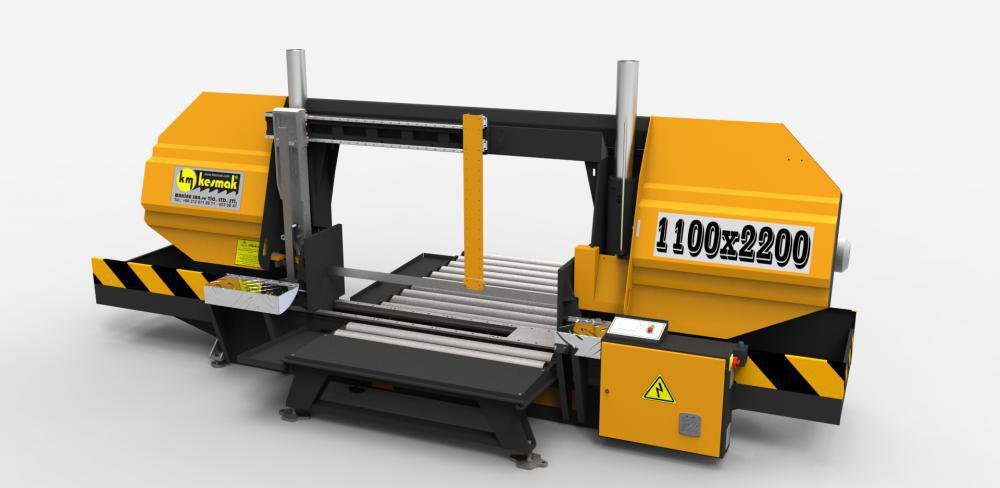 Yarı Otomatik Düz Kesim Sütunlu KSY 1100x2200