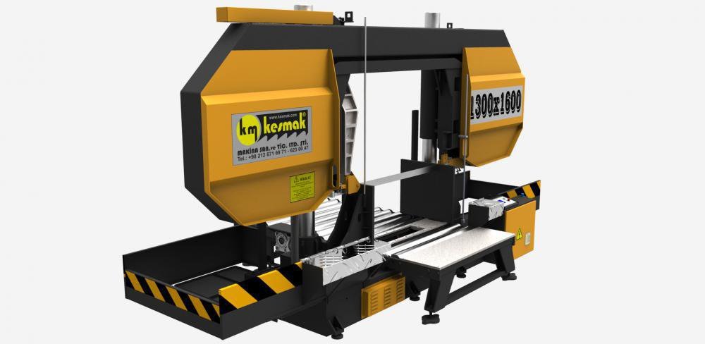 Yarı Otomatik Düz Kesim Sütunlu KSY 1300x1600