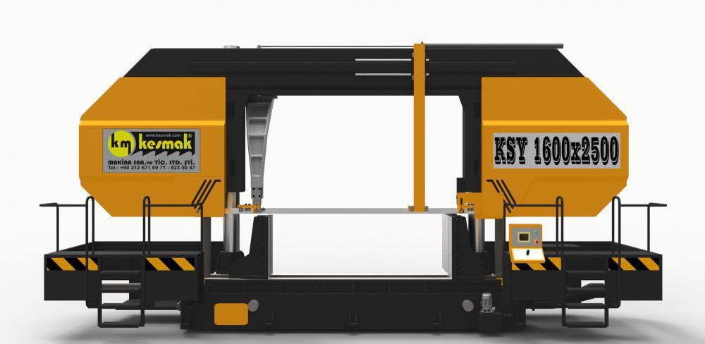 Yarı Otomatik Düz Kesim Sütunlu KSY 1600x2500