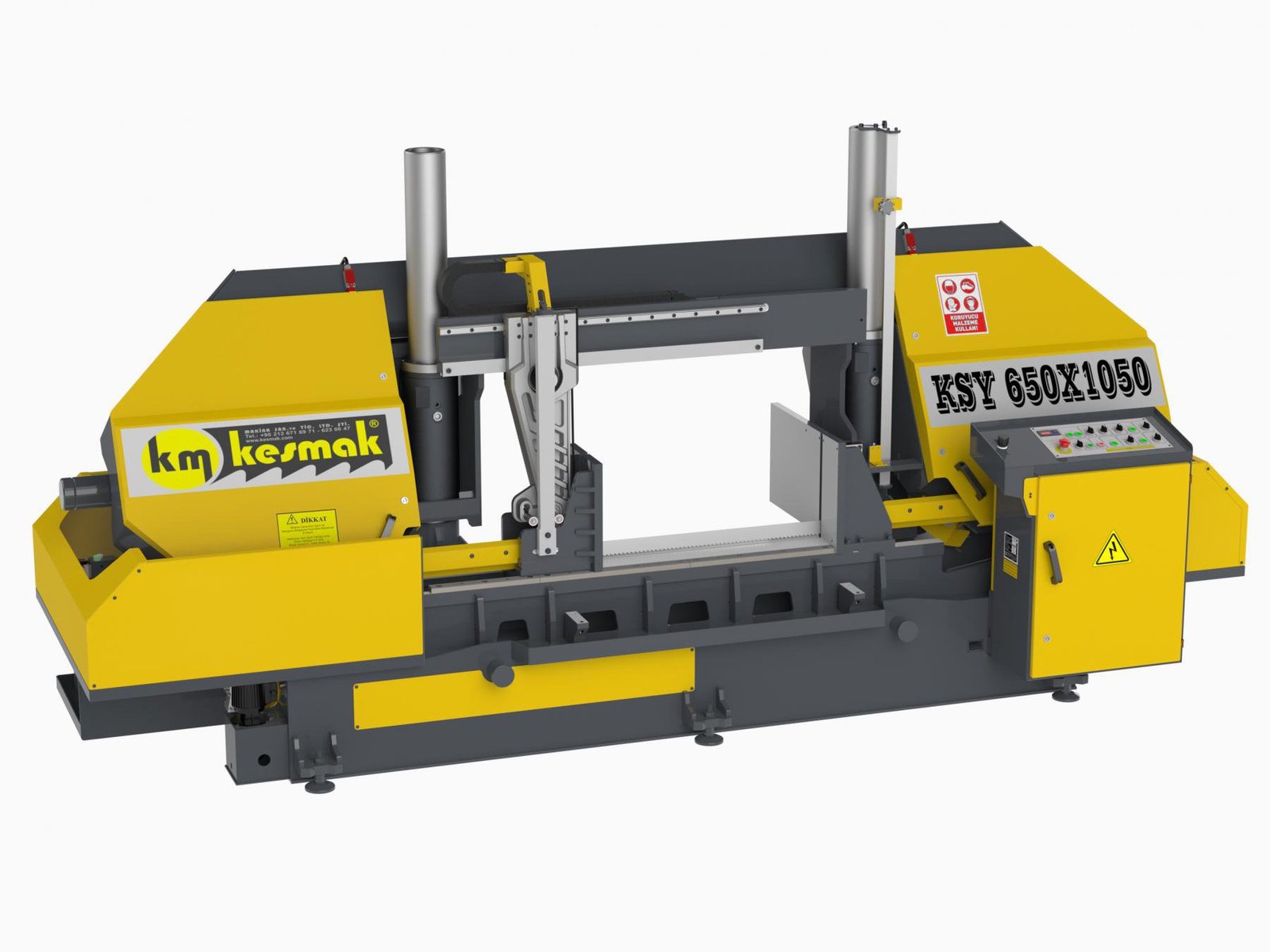 Yarı Otomatik Düz Kesim Sütunlu KSY 650x1050