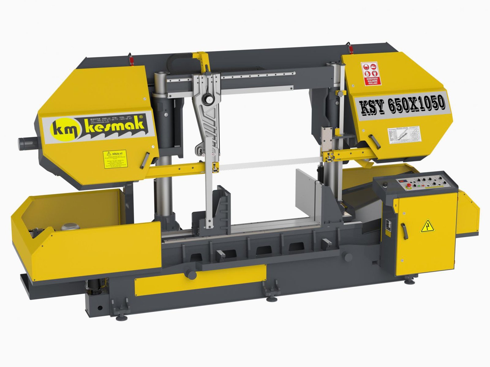 Yarı Otomatik Düz Kesim Sütunlu KSY 650x1050