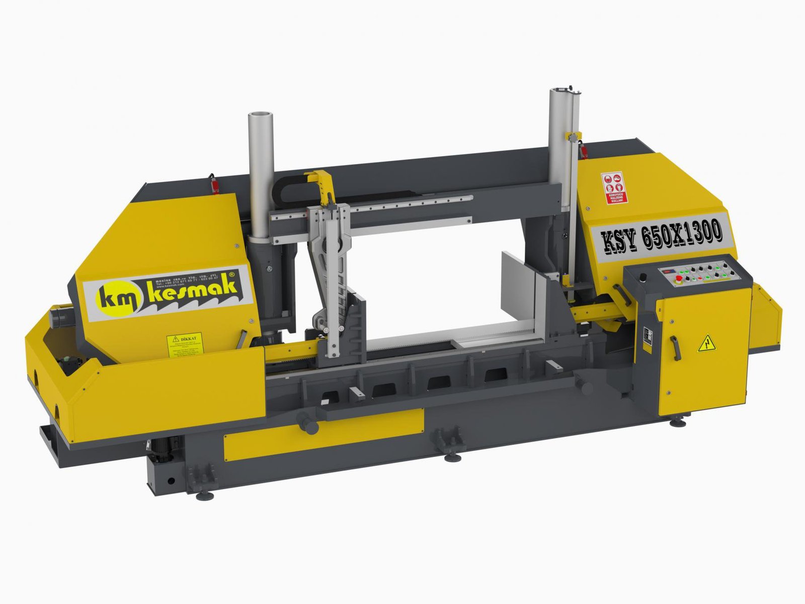 Yarı Otomatik Düz Kesim Sütunlu KSY 650x1300