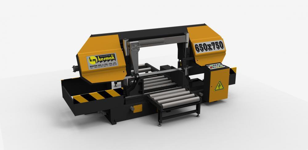 Yarı Otomatik Düz Kesim Sütunlu KSY 650x750