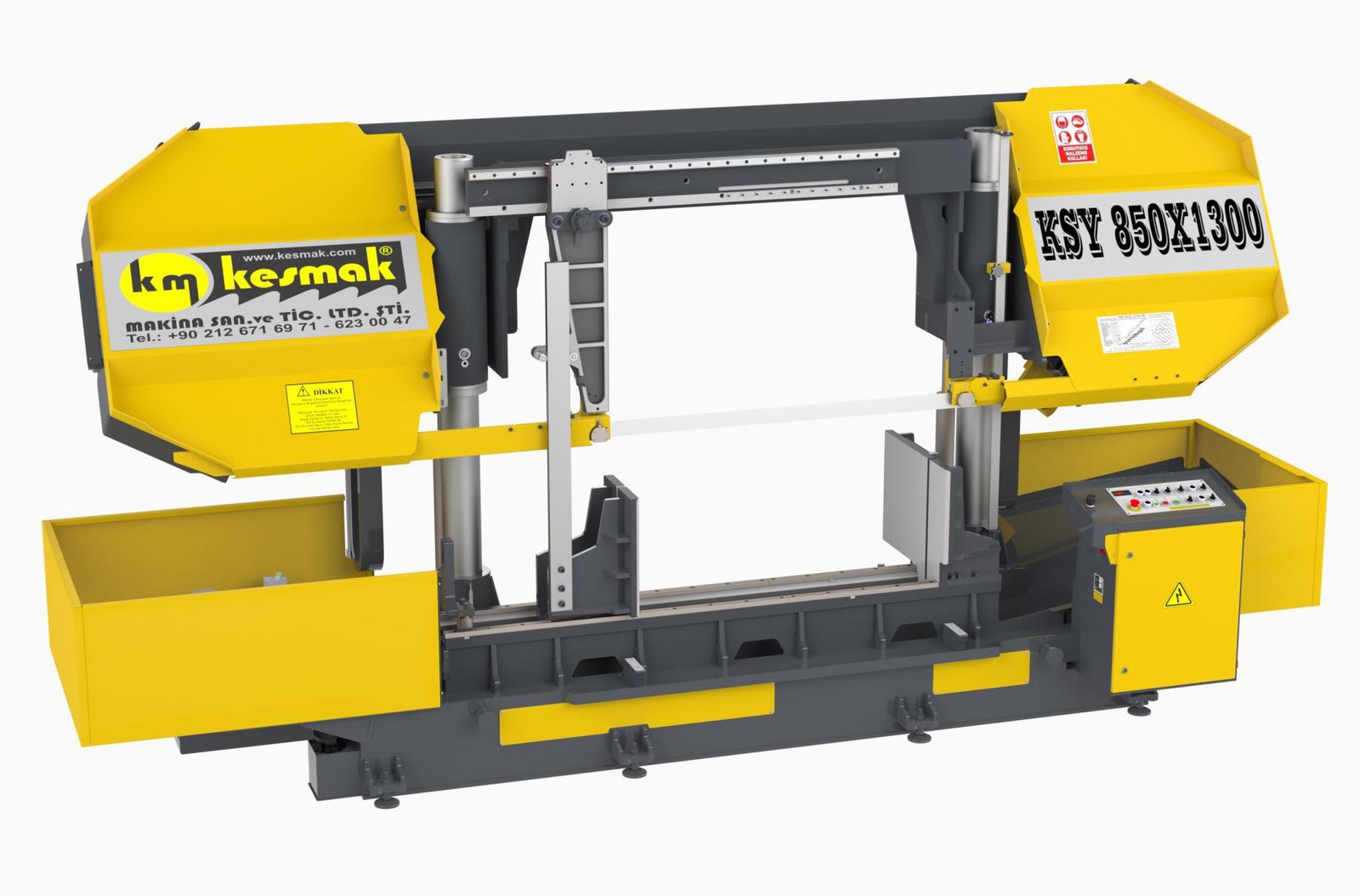 Yarı Otomatik Düz Kesim Sütunlu KSY 850x1300