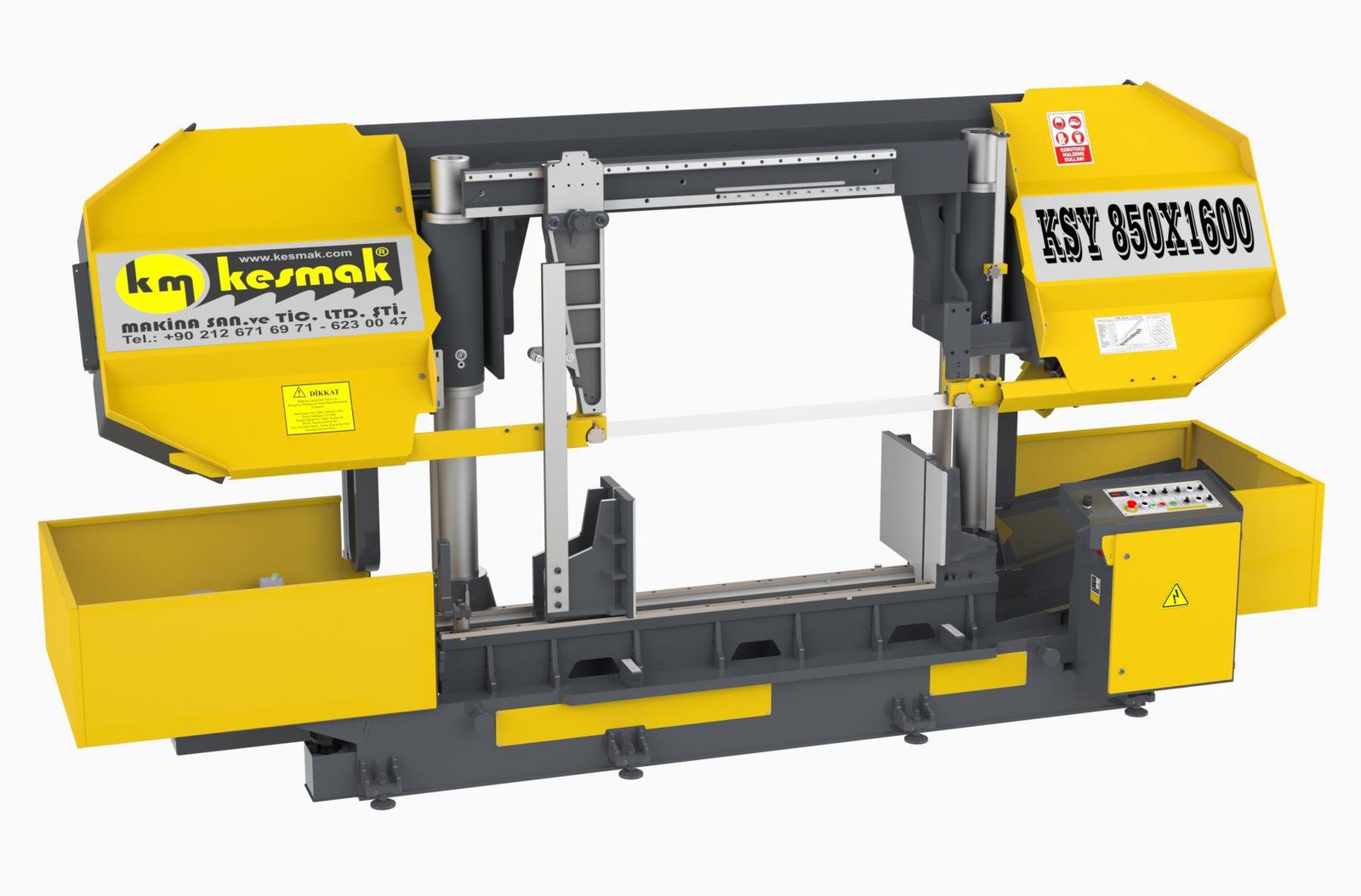 Yarı Otomatik Düz Kesim Sütunlu KSY 850x1600